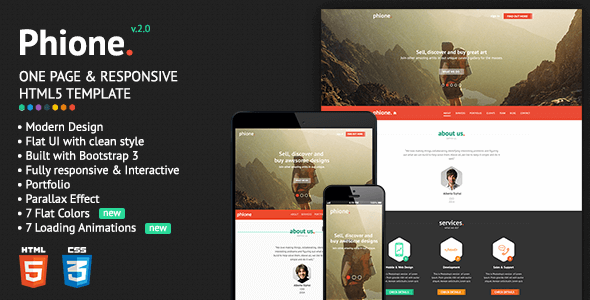 phione html template 