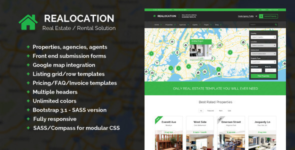 relocation real estate html template