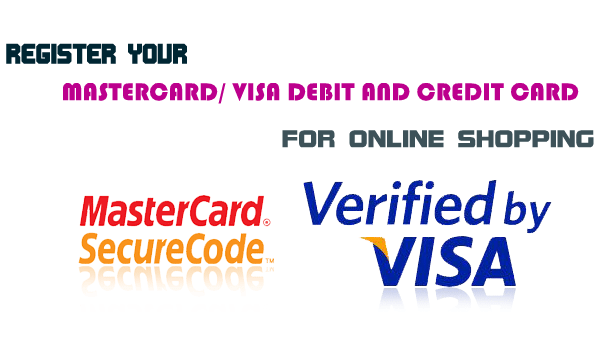 Register Mastercard or Visa Card For Online Shopping