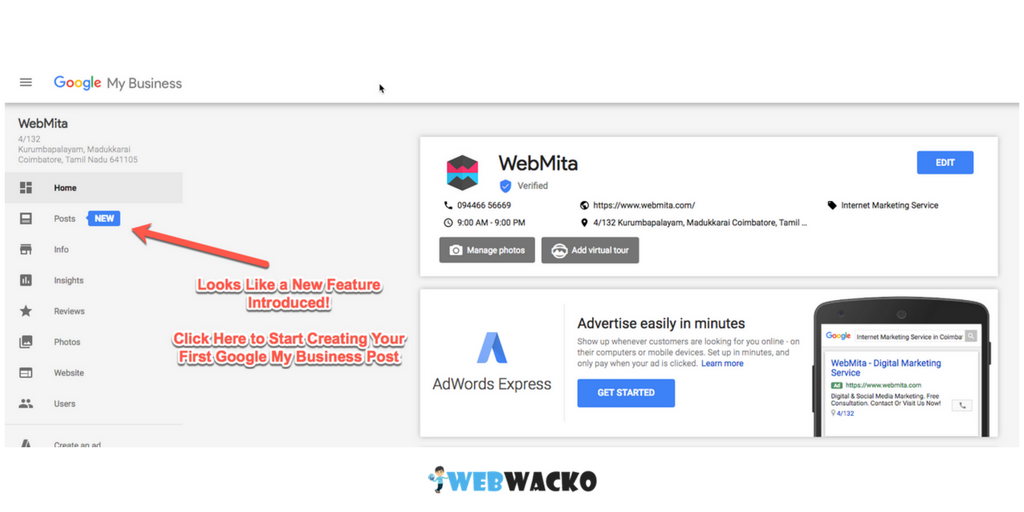 New Feature Google My Business Post Introduced